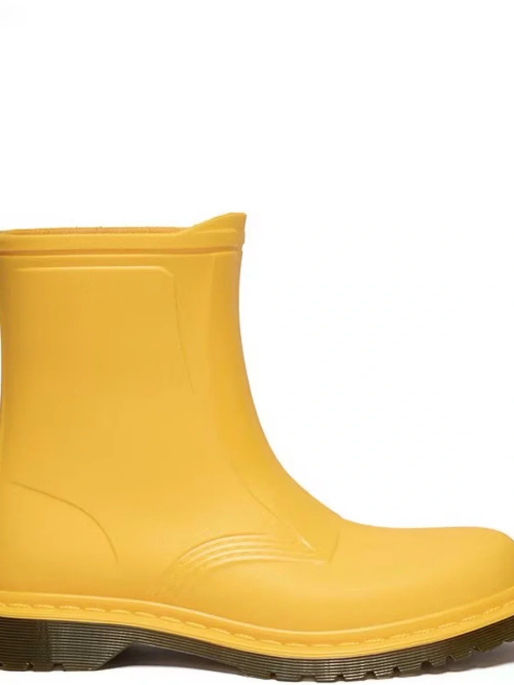 Dr. Martens Yellow Rubber Ankle Boots